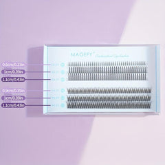 240pcs Cluster Lashes False Eyelashes Extension