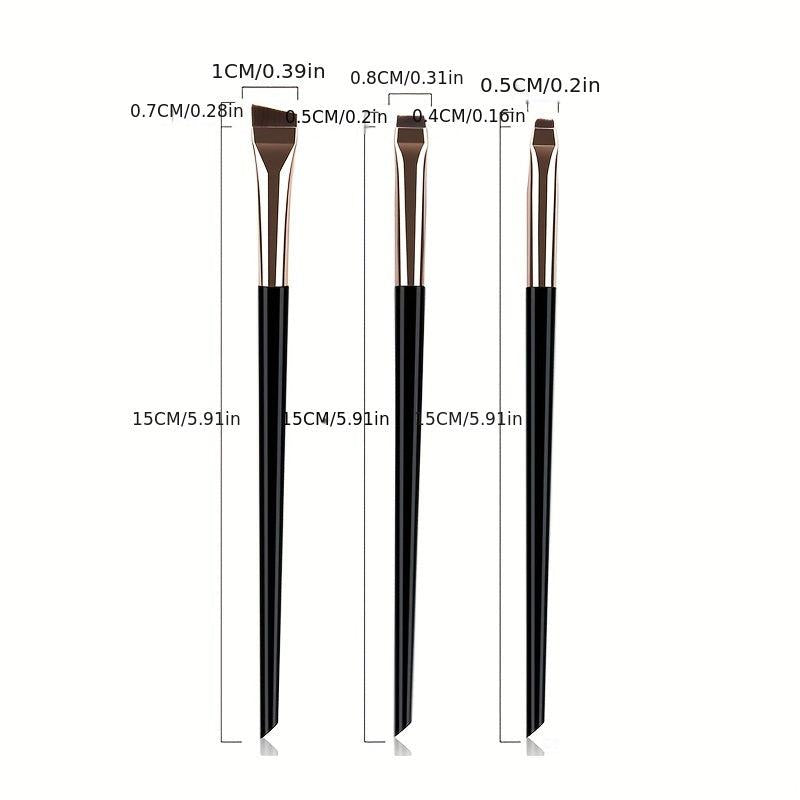 Soft Makeup Brush Eyebrow Brush Liquid Eyeliner Brush Angle Flat Head