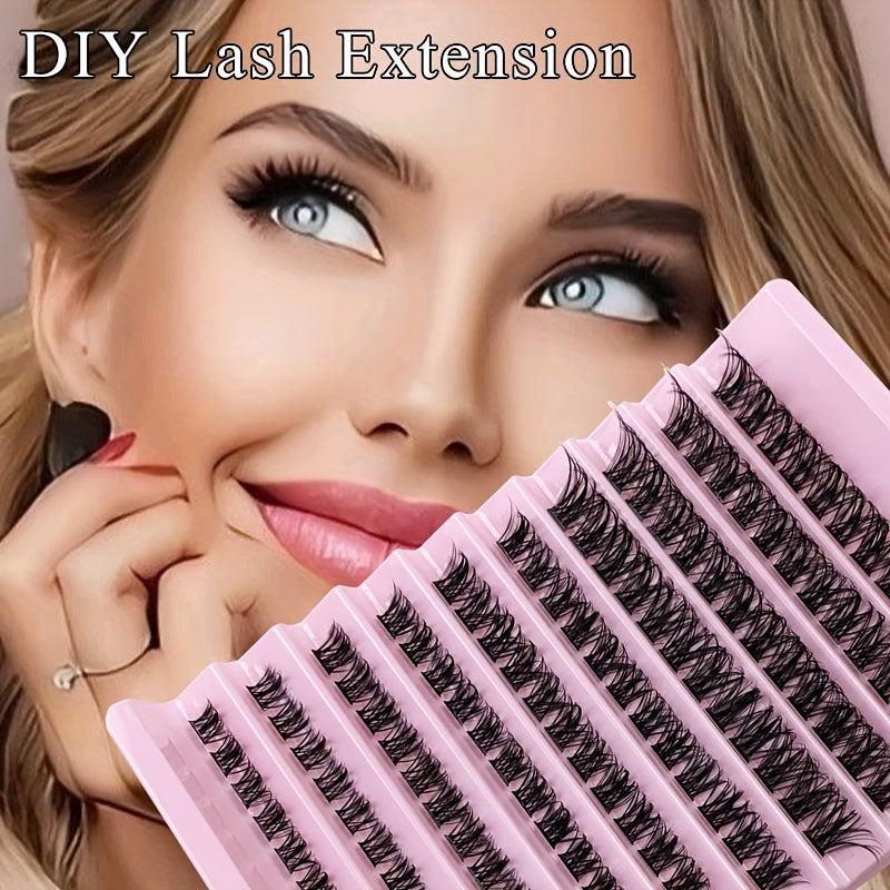 110 Clusters C D Wispy Lashes DIY At Home Application