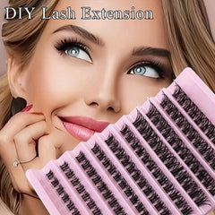 110 Clusters C D Wispy Lashes DIY At Home Application
