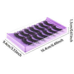 7 Pairs Mink Strip False Eyelashes Thick 3D Volume Natural Look