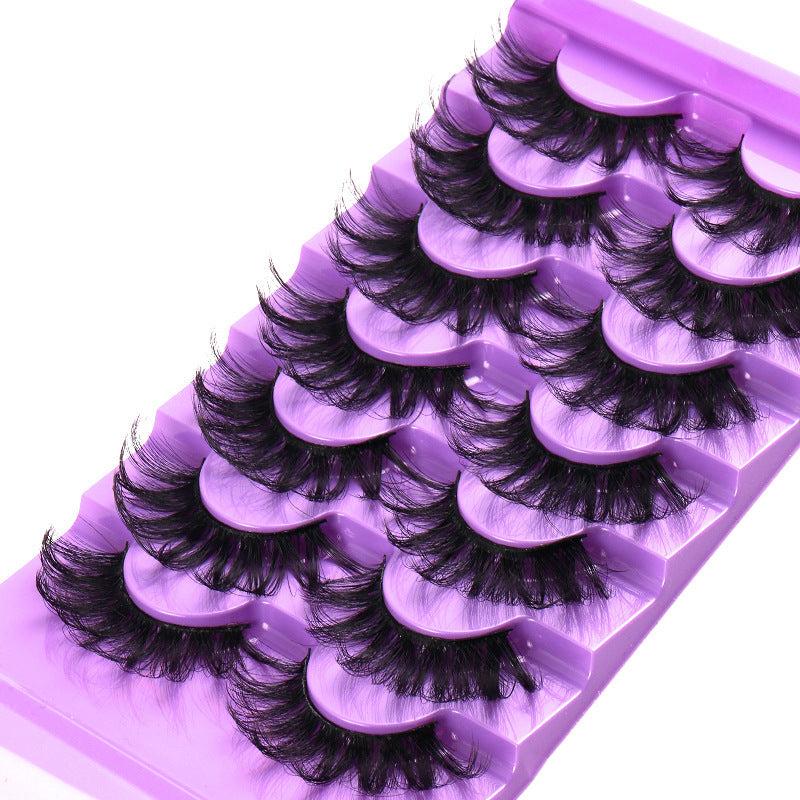 7 Pairs Mink Strip False Eyelashes Thick 3D Volume Natural Look