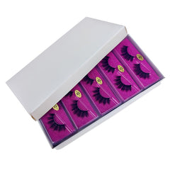 10 Pairs 3d Mink Lashes Fluffy False Eyelashes