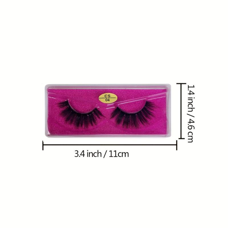10 Pairs 3d Mink Lashes Fluffy False Eyelashes