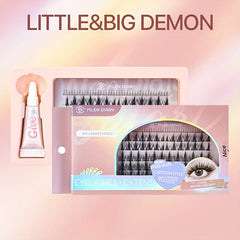 DIY Eyelash Clusters Extensions with Lash Glue