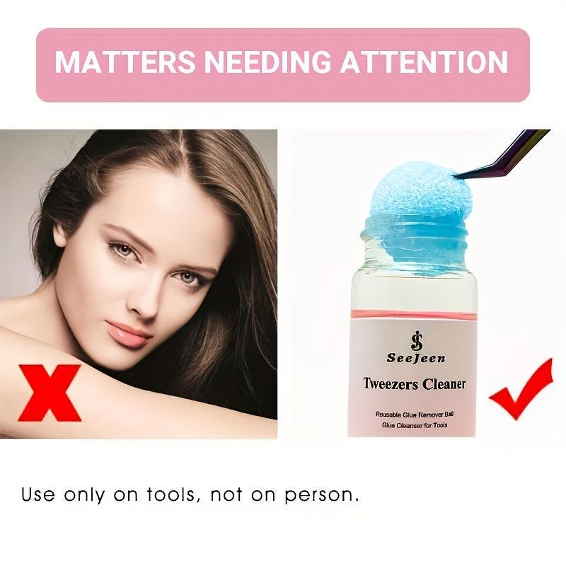 Eyelash Extension Tweezers Cleaner Tool