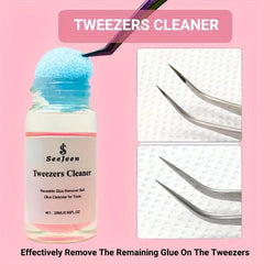 Eyelash Extension Tweezers Cleaner Tool