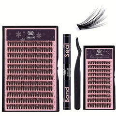360pcs Clusters False Eyelashes DIY Set Individual Lashes Extension