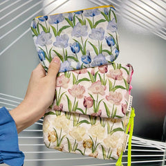 3pcs Travel Cosmetic Bag With Lanyard Portable Makeup Storage Bag Purse
