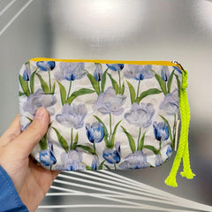 3pcs Travel Cosmetic Bag With Lanyard Portable Makeup Storage Bag Purse