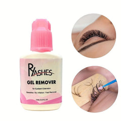 Sensitive Eyelash Extension Gel Remover Clear Gel 15ml - No Burn Acetone