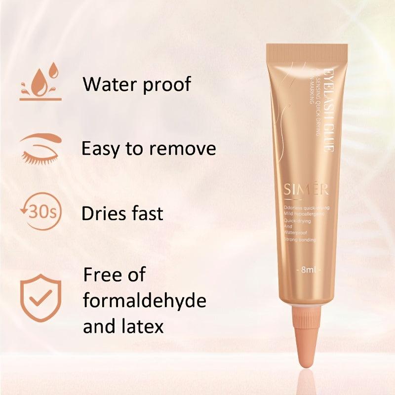 Waterproof Eyelash Glue 8ml Clear Dries Fast Makeup Tools