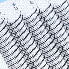 240pcs Grafted Eyelashes Mixed Set Natural Lightweight C Curling False Eyelashes
