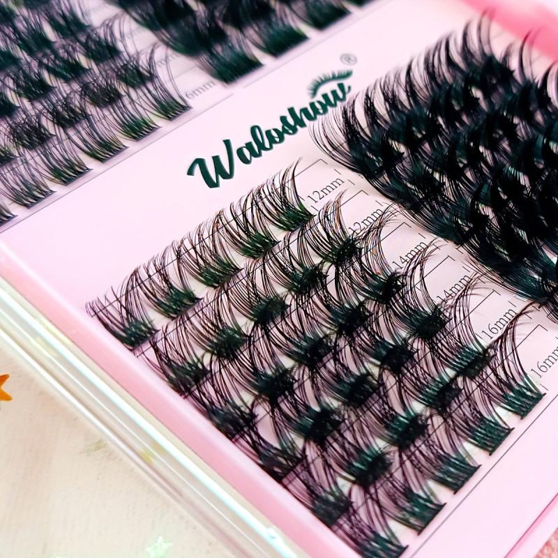 DIY Lashes Extension Kit - 4 Style Lashes, Bond, Seal Mascara, Glue Remover