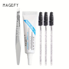 240pcs 11 15mm False Eyelashes Set Light Unburdened Glue & Tool