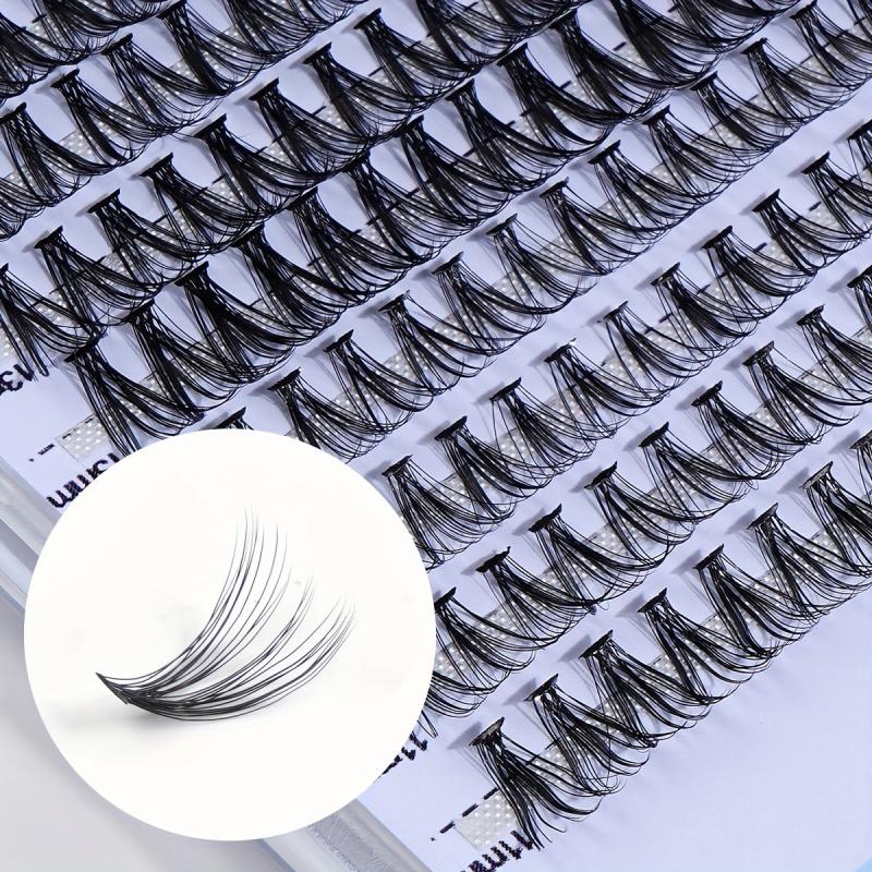 240pcs 11 15mm False Eyelashes Set Light Unburdened Glue & Tool