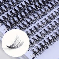 240pcs 11 15mm False Eyelashes Set Light Unburdened Glue & Tool