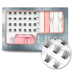 DIY Eyelash Extension Kit With 3D Volume Lash Clusters
