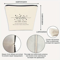 Sisters Like Stars Makeup Bag - Sister Birthday Gift
