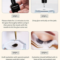 Fast Drying Eyelash Extension Glue 5ml Strong Hold Adhesive Retention 5-7 Weeks