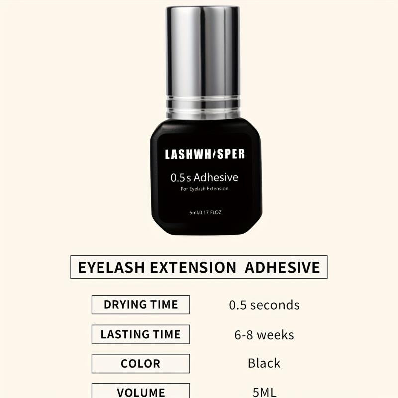 Fast Drying Eyelash Extension Glue 5ml Strong Hold Adhesive Retention 5-7 Weeks