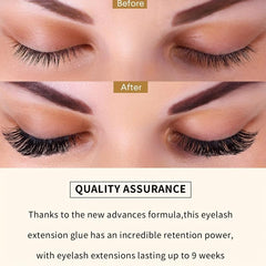 Fast Drying Eyelash Extension Glue 5ml Strong Hold Adhesive Retention 5-7 Weeks