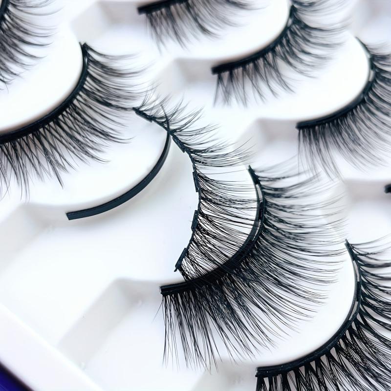 7 Pairs 3D Magnetic Eyelashes With Eyeliner Kit - Long Lasting & Natural Look
