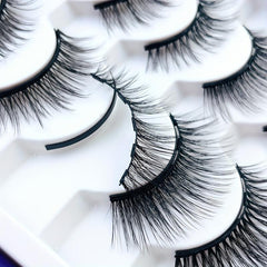 7 Pairs 3D Magnetic Eyelashes With Eyeliner Kit - Long Lasting & Natural Look