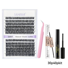 DIY Lash Extension Kit 240pcs Individual Eyelash Extension Kit