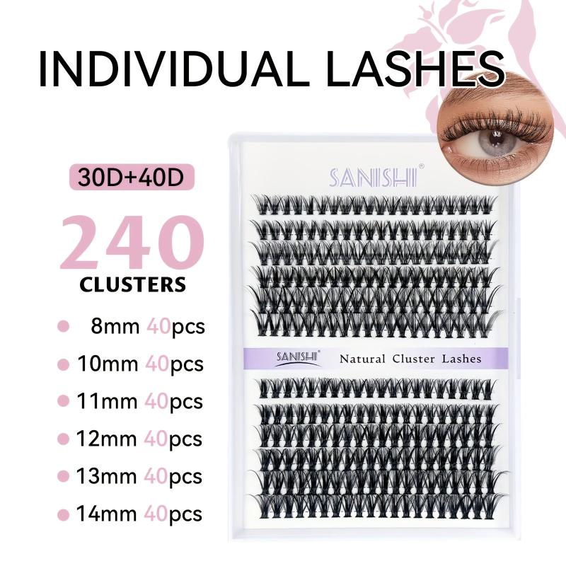 DIY Lash Extension Kit 240pcs Individual Eyelash Extension Kit