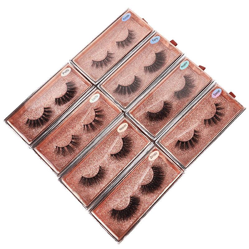 30 Pairs 3D Curly Mink False Eyelashes Thick Natural Look