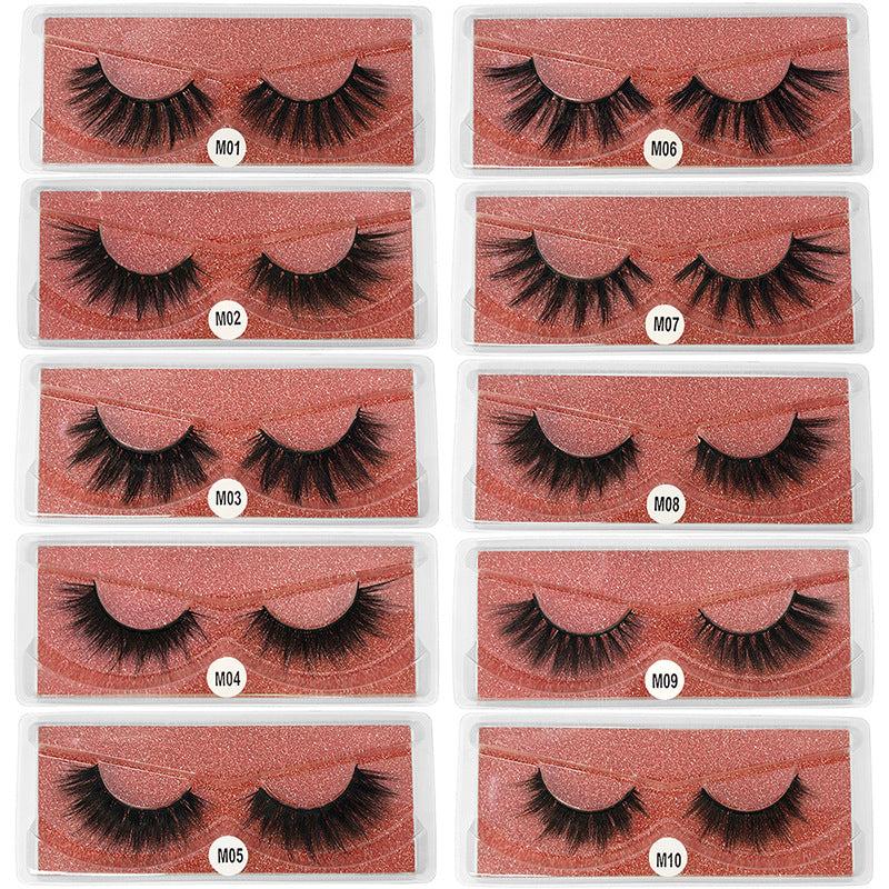 30 Pairs 3D Curly Mink False Eyelashes Thick Natural Look