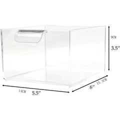 2 Pack Stackable Makeup Organizer Storage Drawers - Acrylic Bathroom Organizers