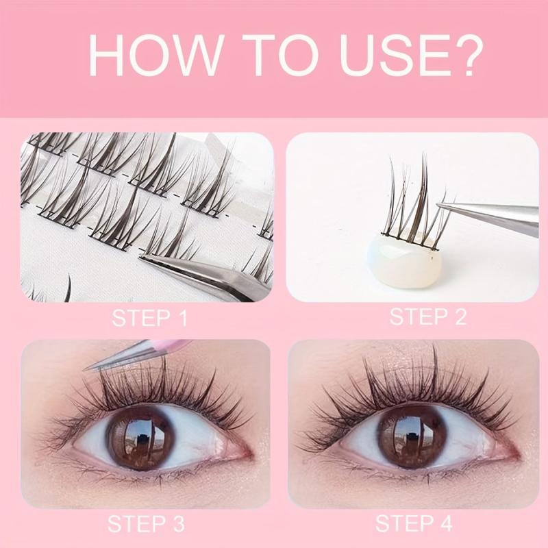 120 Sunflower Cluster False Eyelashes Set