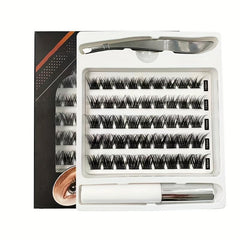 45 Clusters DIY False Eyelashes Individual Reusable Soft Natural