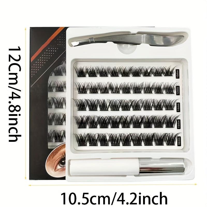 45 Clusters DIY False Eyelashes Individual Reusable Soft Natural
