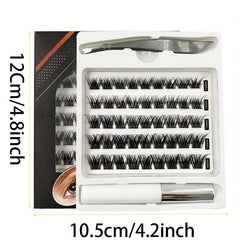 45 Clusters DIY False Eyelashes Individual Reusable Soft Natural
