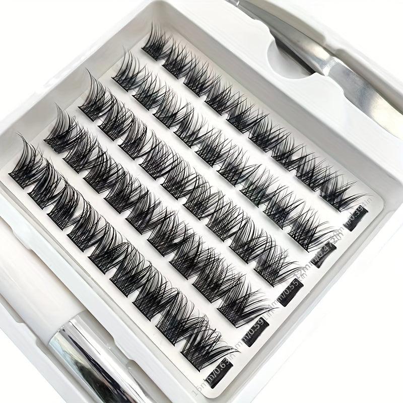 45 Clusters DIY False Eyelashes Individual Reusable Soft Natural