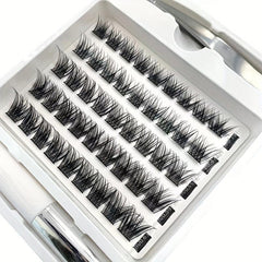 45 Clusters DIY False Eyelashes Individual Reusable Soft Natural
