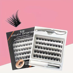 45 Clusters DIY False Eyelashes Individual Reusable Soft Natural