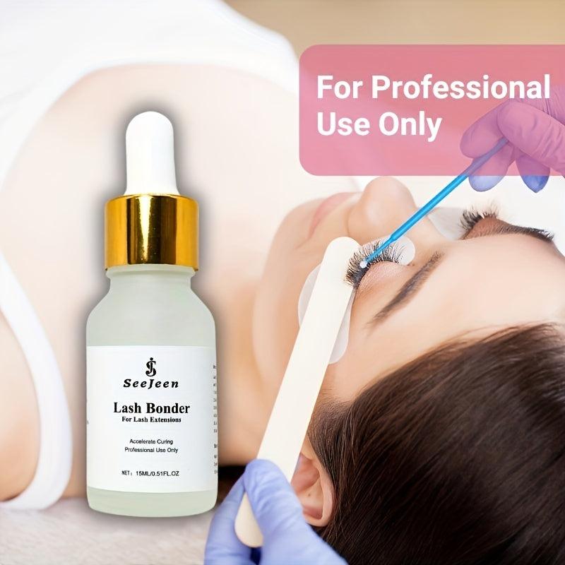 15ml Lash Bonder for Eyelash Extensions - Reduce Fumes, Extend Retention