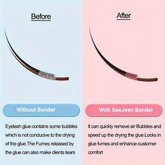15ml Lash Bonder for Eyelash Extensions - Reduce Fumes, Extend Retention