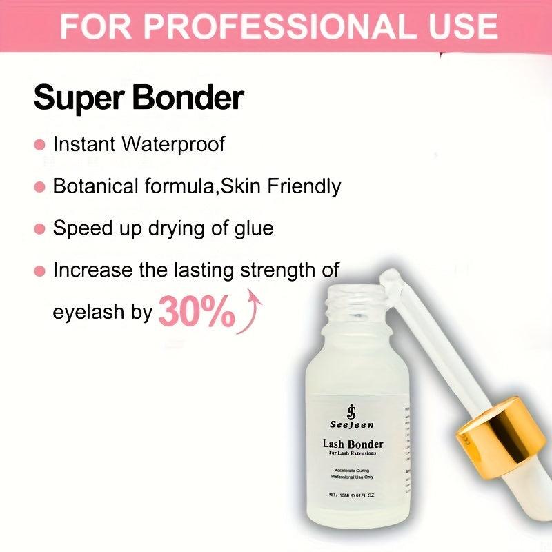 15ml Lash Bonder for Eyelash Extensions - Reduce Fumes, Extend Retention