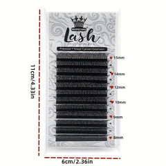 15mm YY Shape Individual Lashes Soft Natural Look False Eyelashes DIY Extension