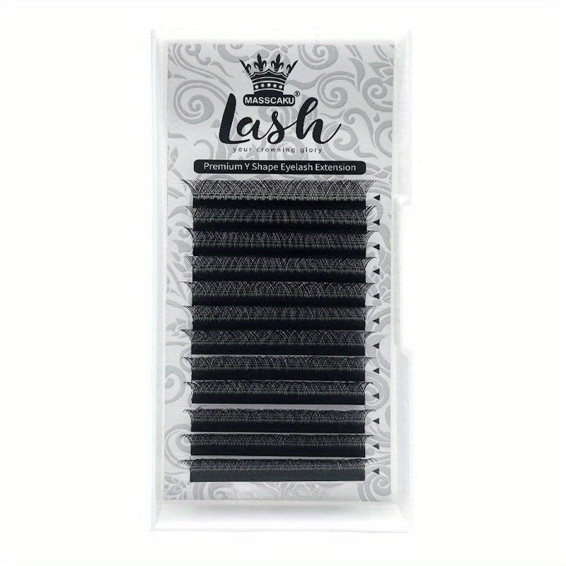 15mm YY Shape Individual Lashes Soft Natural Look False Eyelashes DIY Extension