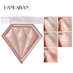 Diamond Highlighting Powder: Contouring & Brightening Glittery Nose Shadow