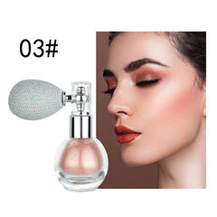 4-in-1 Body Glitter Spray Glossy Highlighter & Concealer Powder