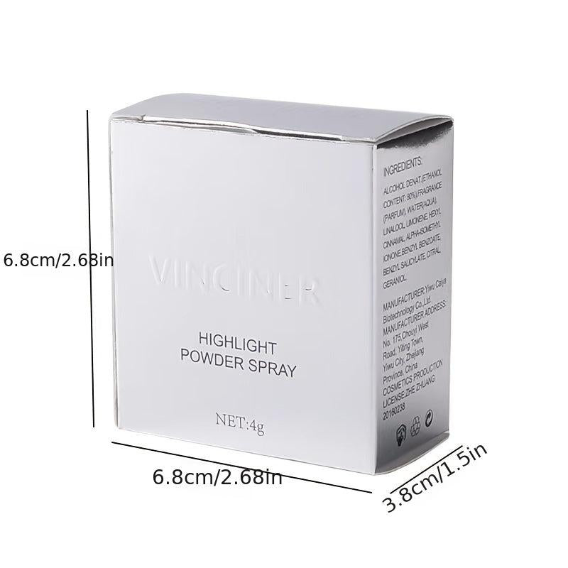 4-in-1 Body Glitter Spray Glossy Highlighter & Concealer Powder