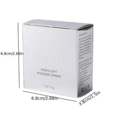4-in-1 Body Glitter Spray Glossy Highlighter & Concealer Powder