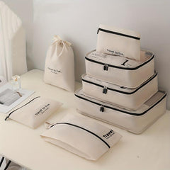 7pcs Cosmetic Bag Travel Storage Organizer Luggage Storage Bag